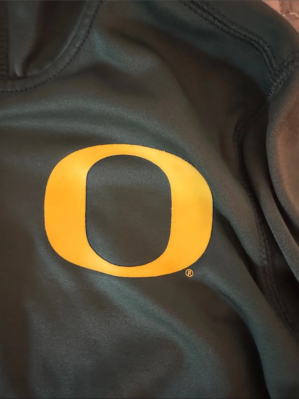 Nike Green & Yellow Oregon O Logo Full-Zip Hoodie